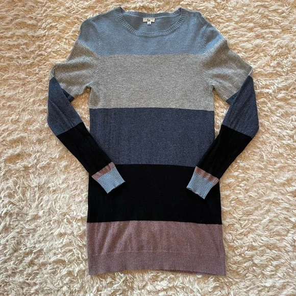 Striped sweater dress Women’s size medium - Picture 1 of 5